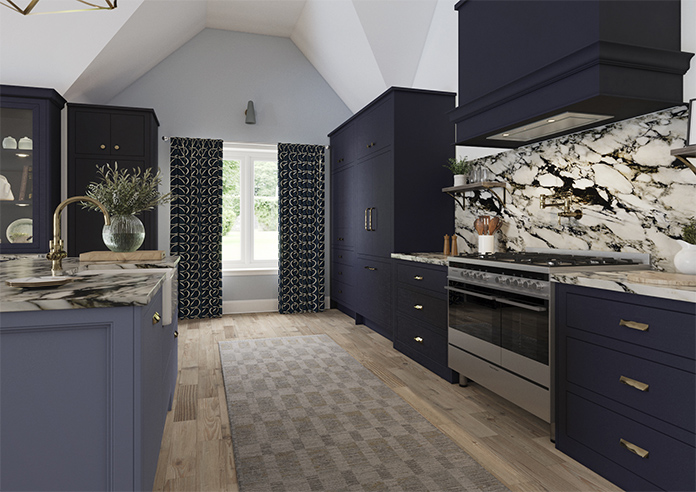 Orla Kiely Jumbo Linear Stem, Whale - Made to Measure Curtains - Image 7